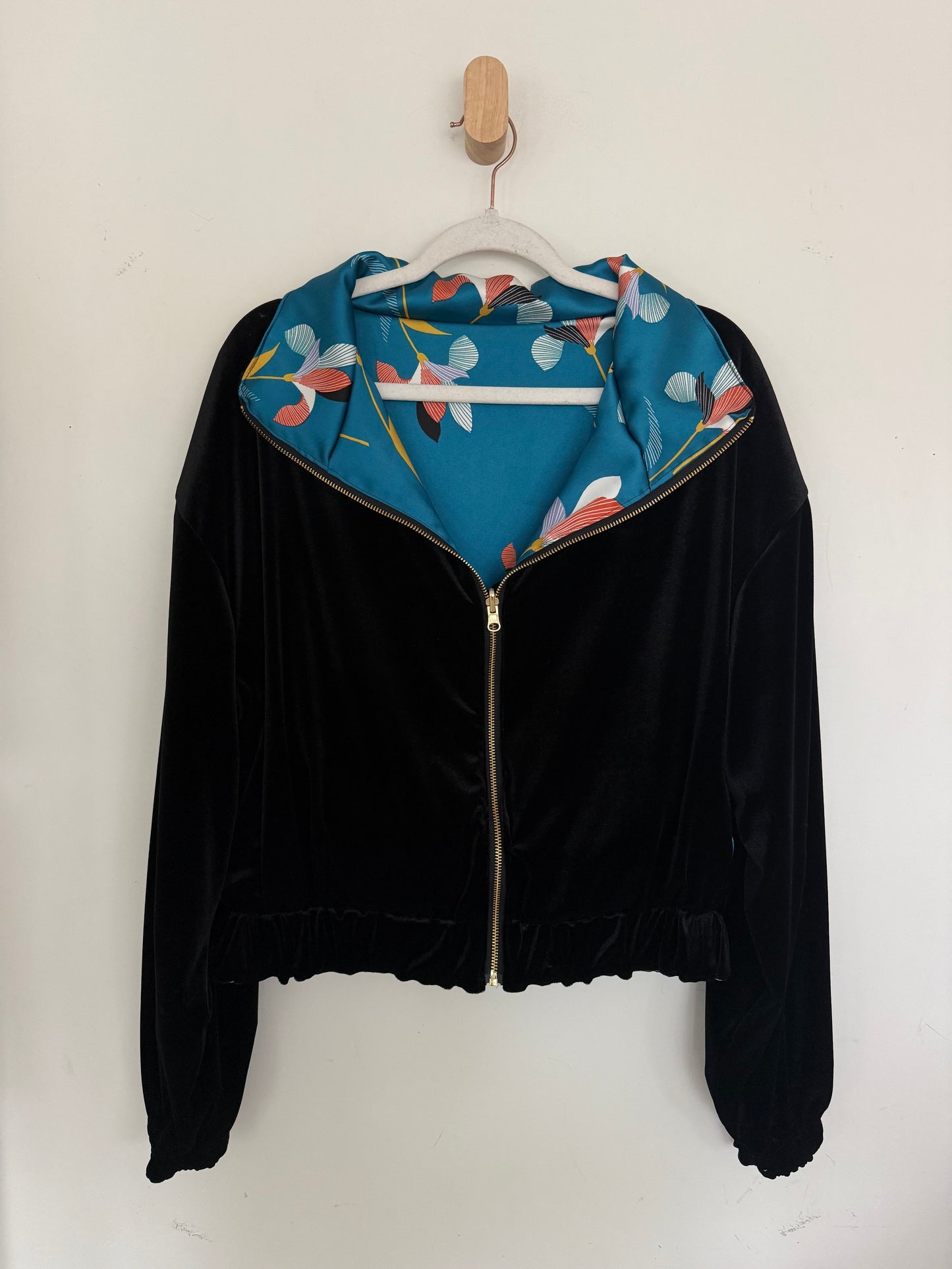 Reversible Upcycled Jacket - Cozy, Oversized & Handmade in San Diego