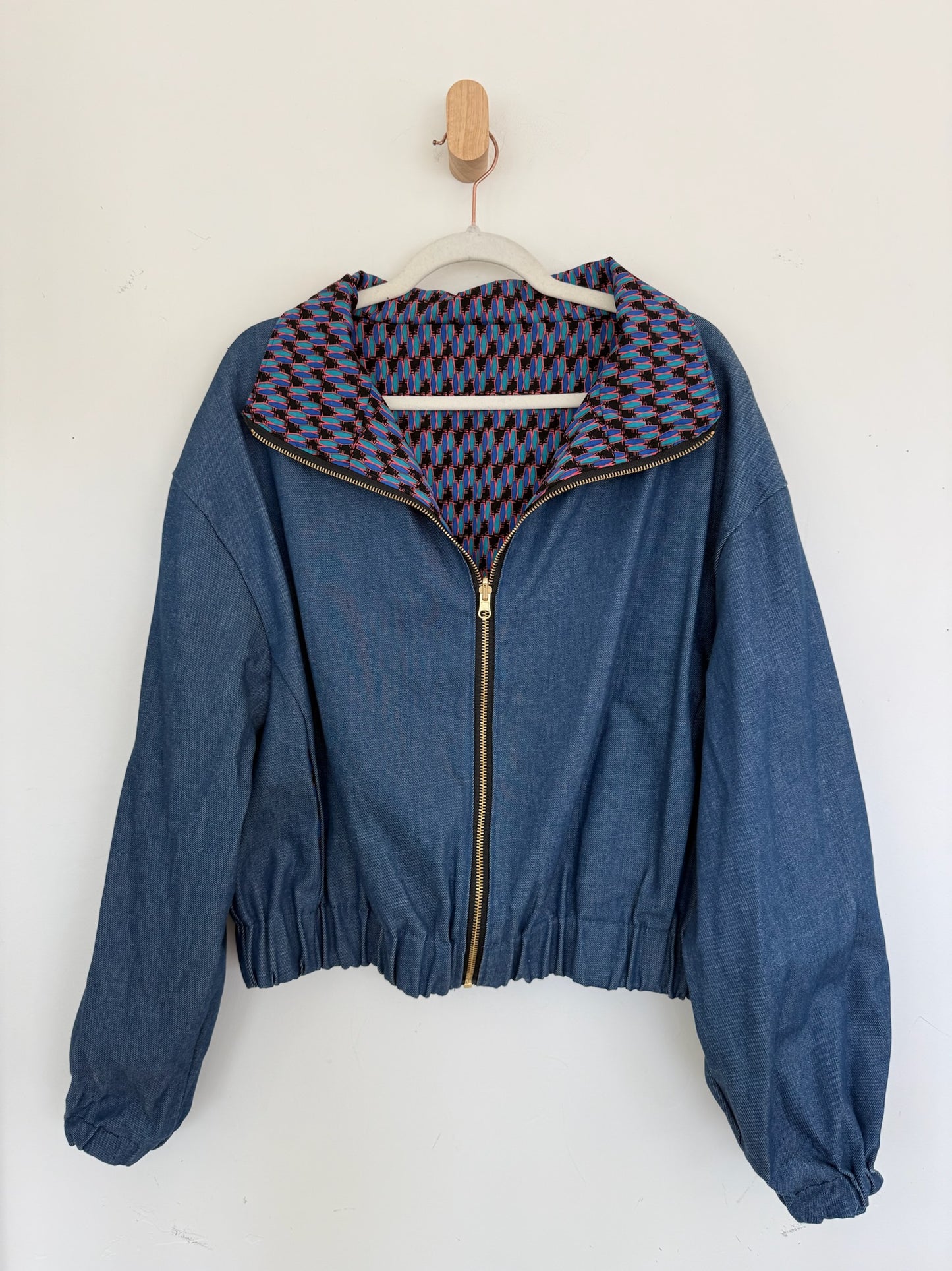 Reversible Upcycled Jacket - Cozy, Oversized & Handmade in San Diego