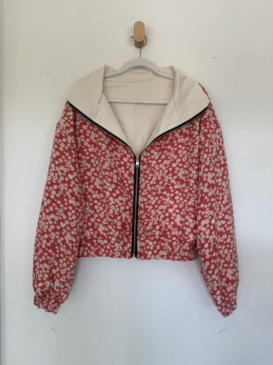 Reversible Upcycled Jacket - Cozy, Oversized & Handmade in San Diego