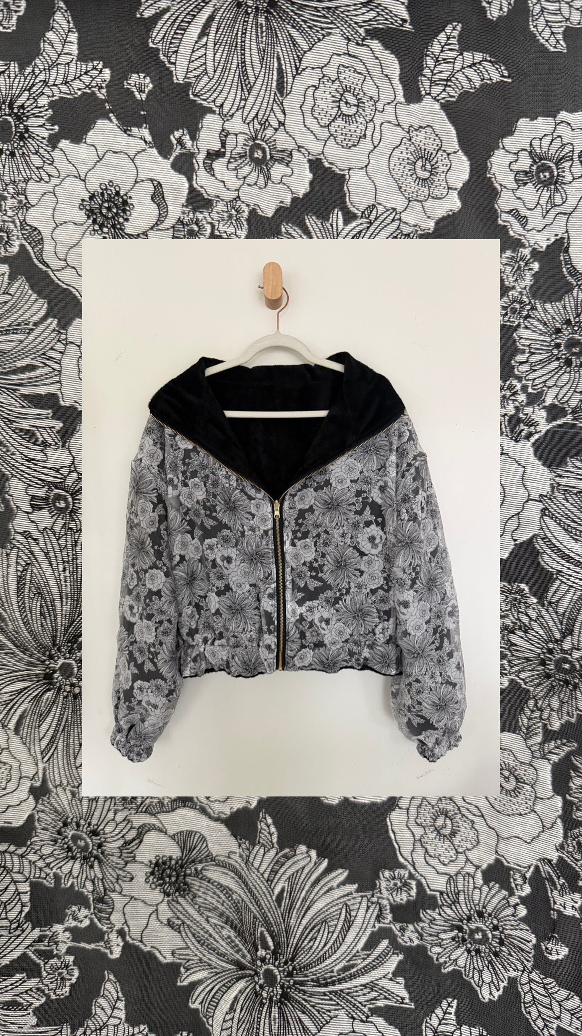Reversible Upcycled Jacket - Cozy, Oversized & Handmade in San Diego