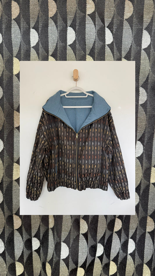 Reversible Upcycled Jacket - Cozy, Oversized & Handmade in San Diego
