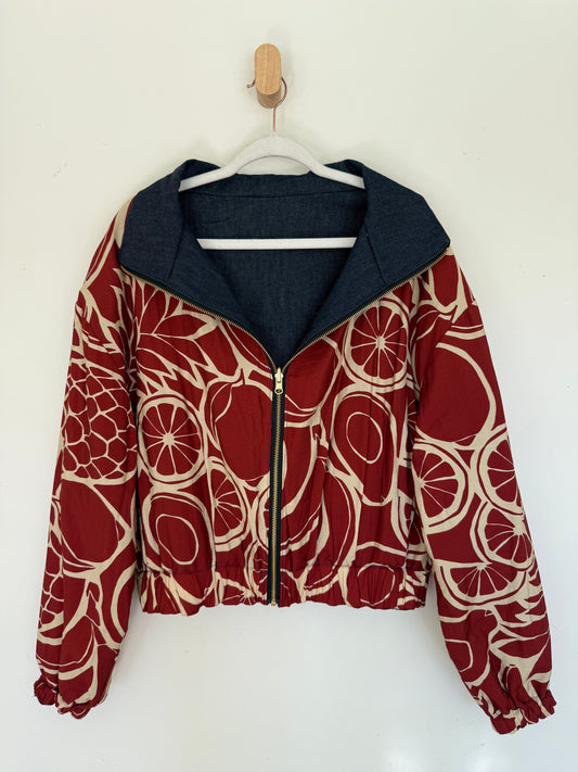 Reversible Upcycled Jacket - Cozy, Oversized & Handmade in San Diego