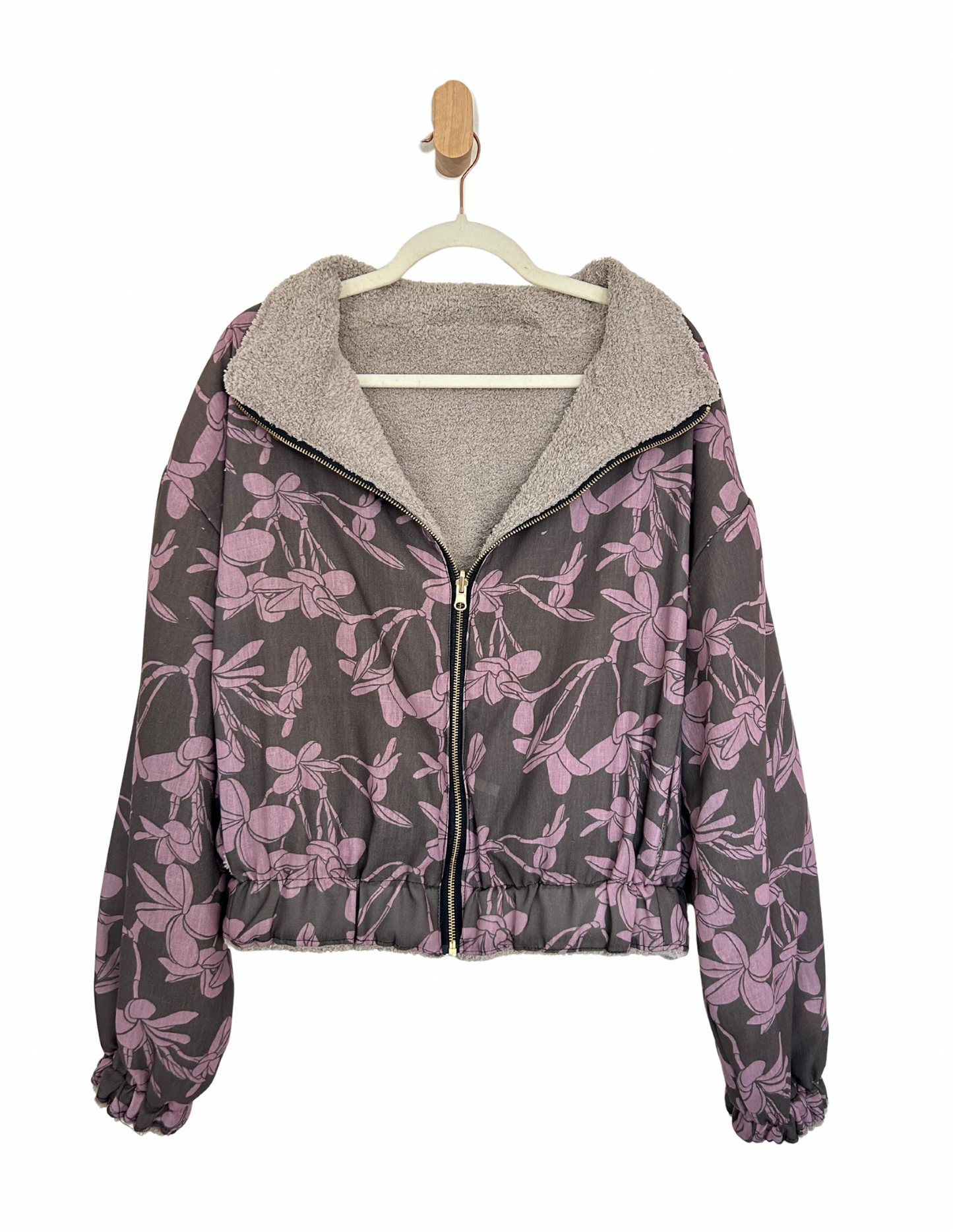 Reversible Upcycled Jacket - Cozy, Oversized & Handmade in San Diego