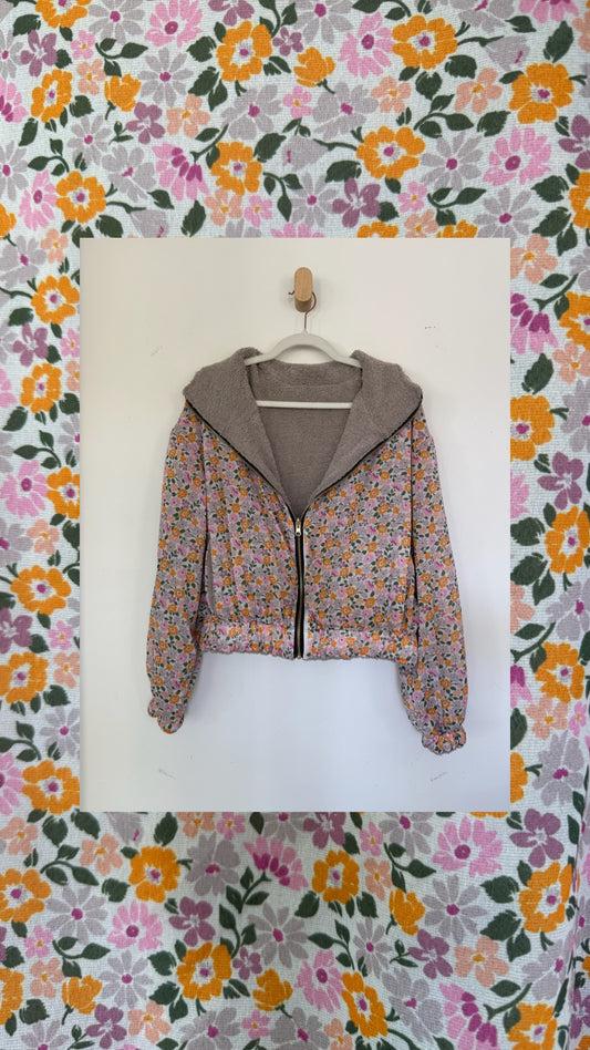 Reversible Upcycled Jacket - Cozy, Oversized & Handmade in San Diego
