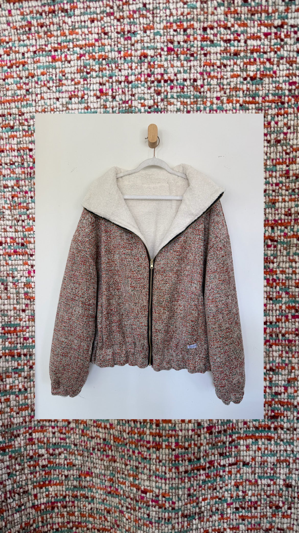 Reversible Upcycled Jacket - Cozy, Oversized & Handmade in San Diego