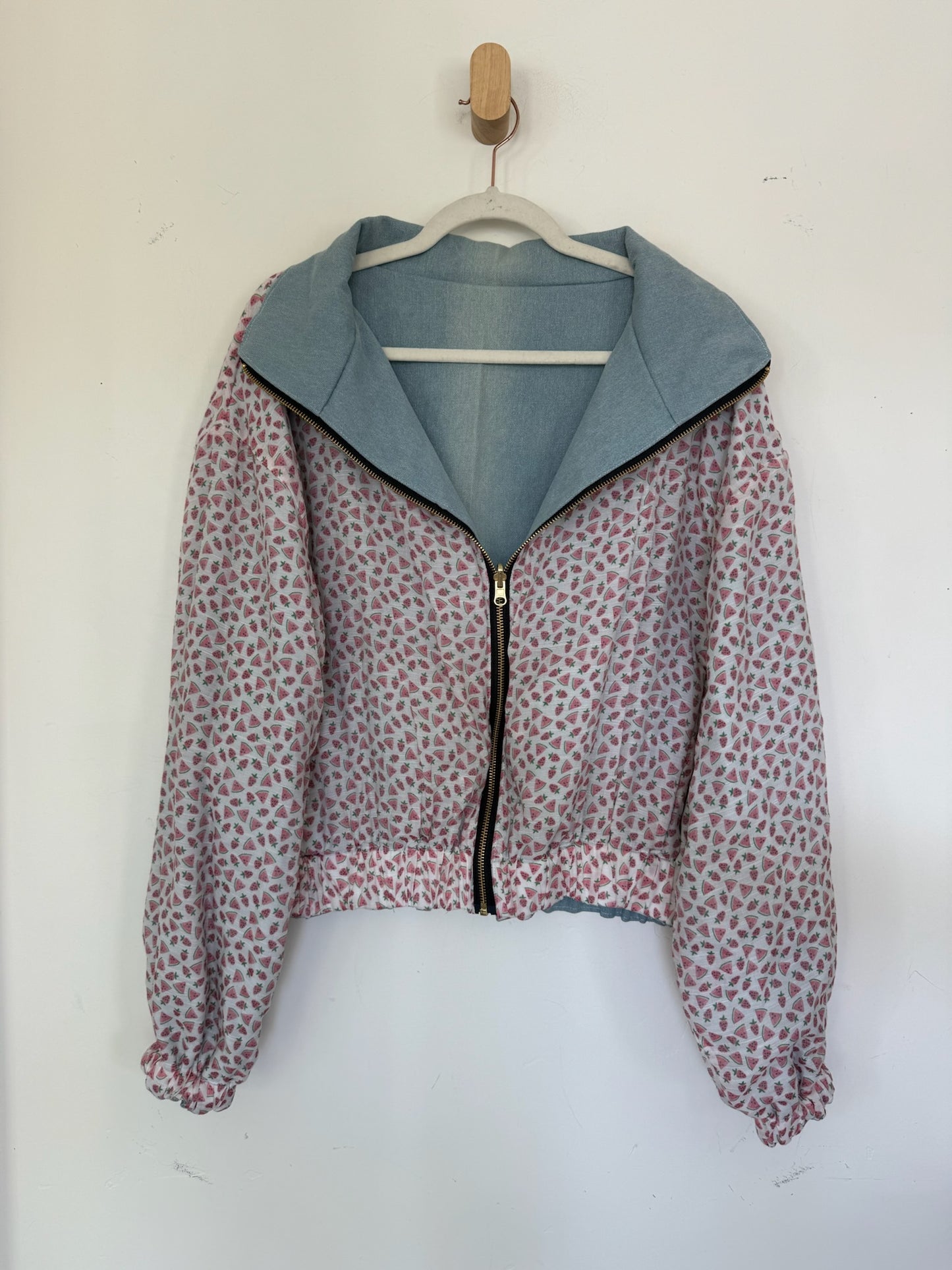 Reversible Upcycled Jacket - Cozy, Oversized & Handmade in San Diego