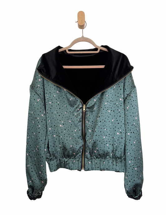 Reversible Upcycled Jacket - Cozy, Oversized & Handmade in San Diego