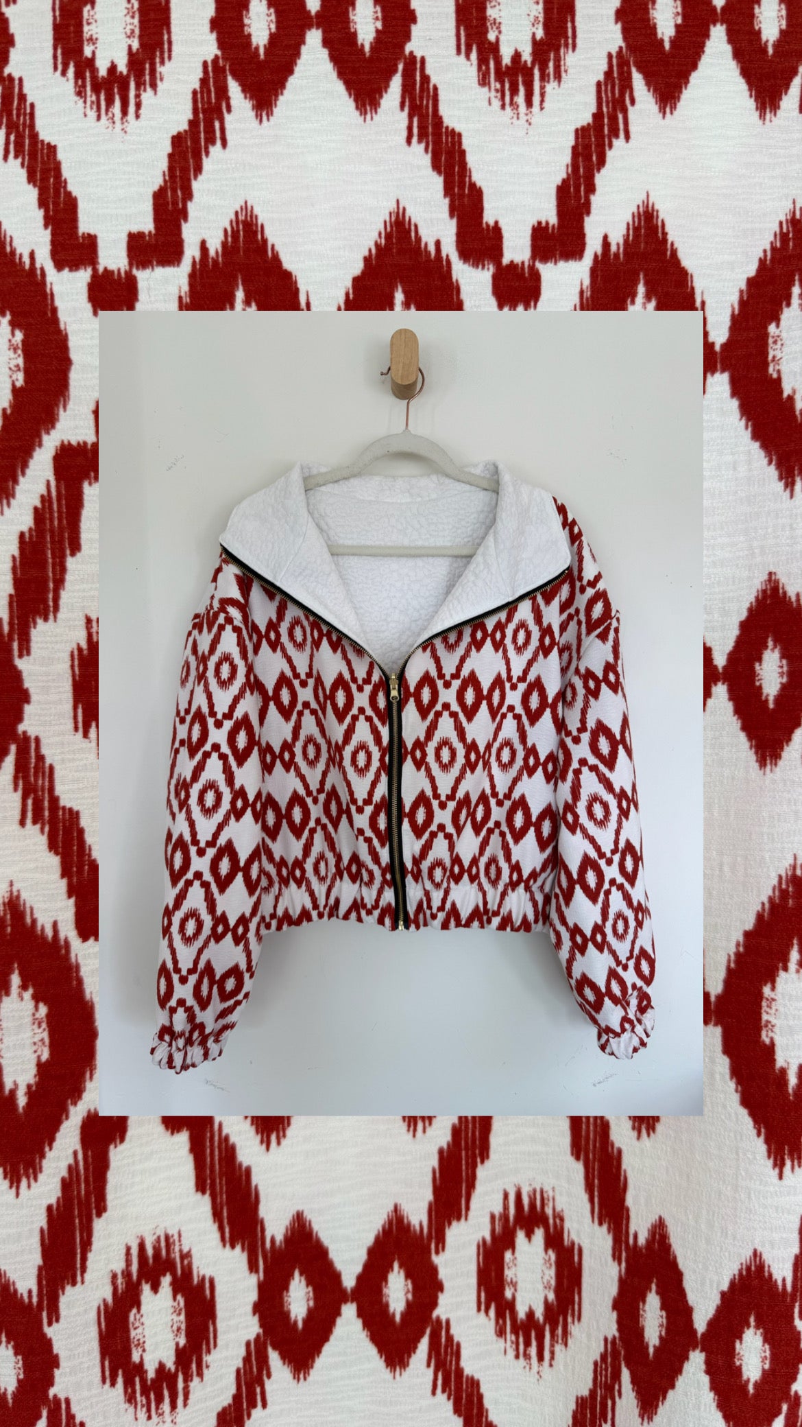 Reversible Upcycled Jacket - Cozy, Oversized & Handmade in San Diego