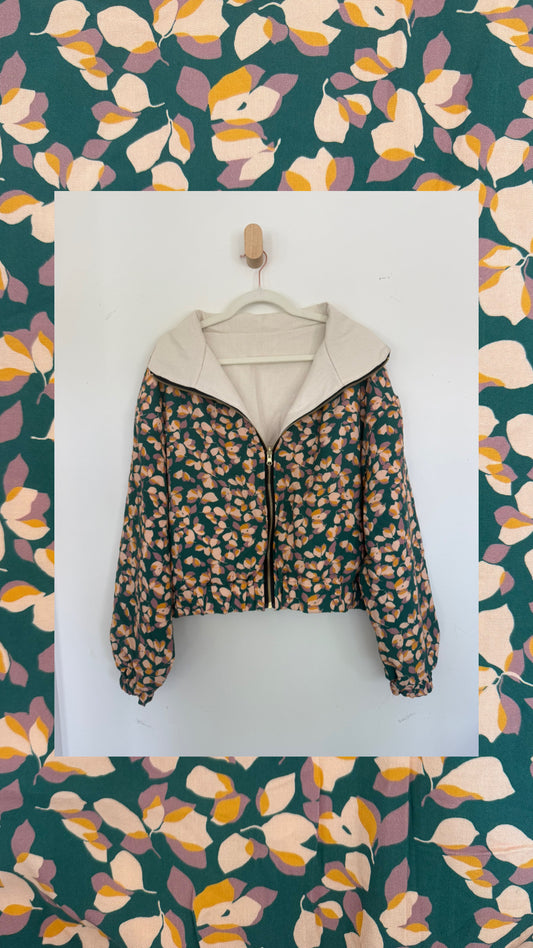 Reversible Upcycled Jacket - Cozy, Oversized & Handmade in San Diego