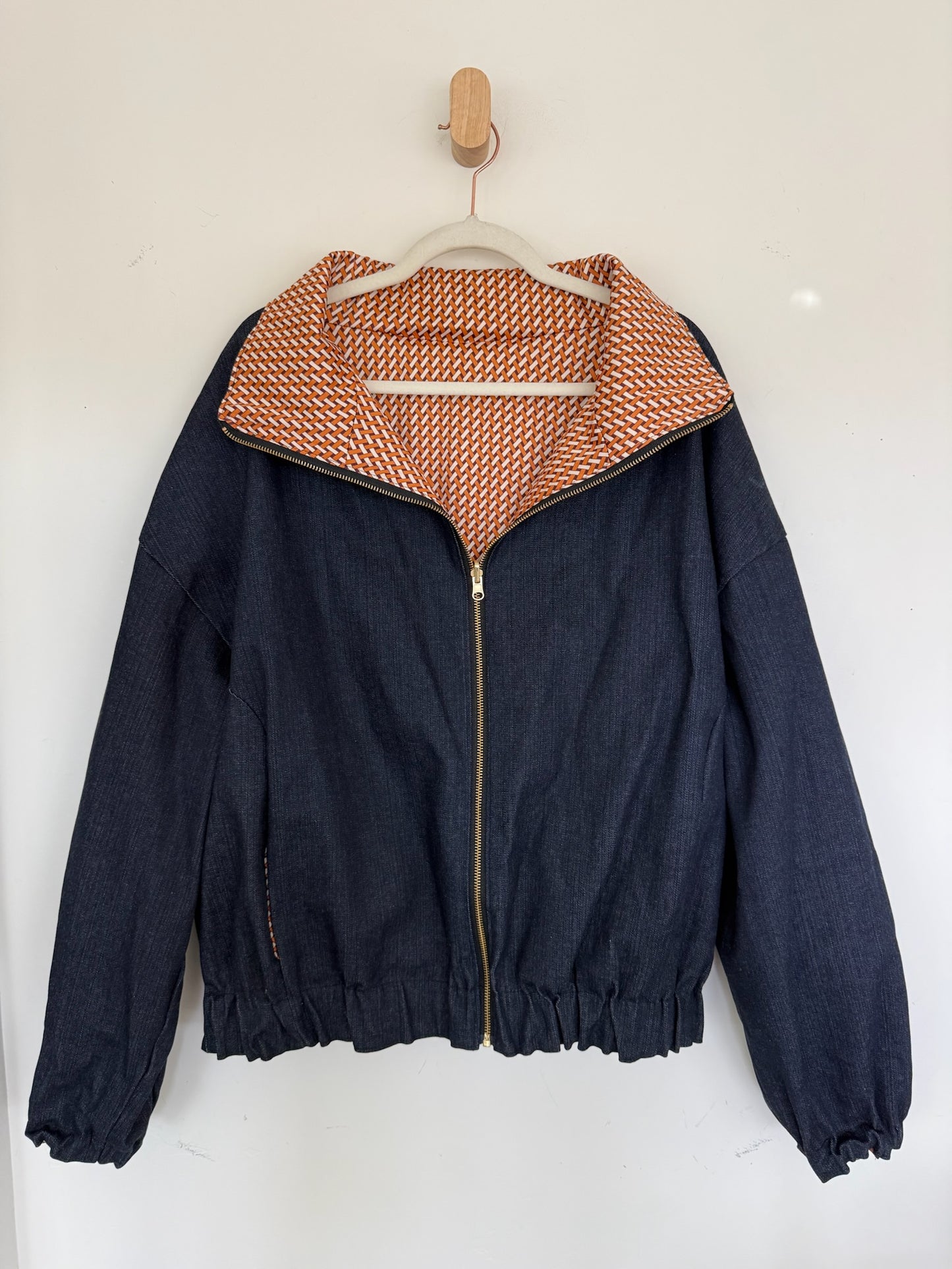 Reversible Upcycled Jacket - Cozy, Oversized & Handmade in San Diego