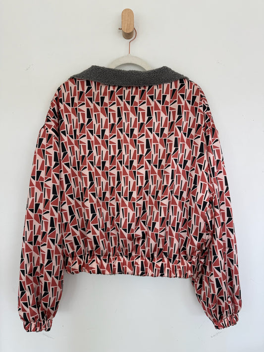 Reversible Upcycled Jacket - Cozy, Oversized & Handmade in San Diego