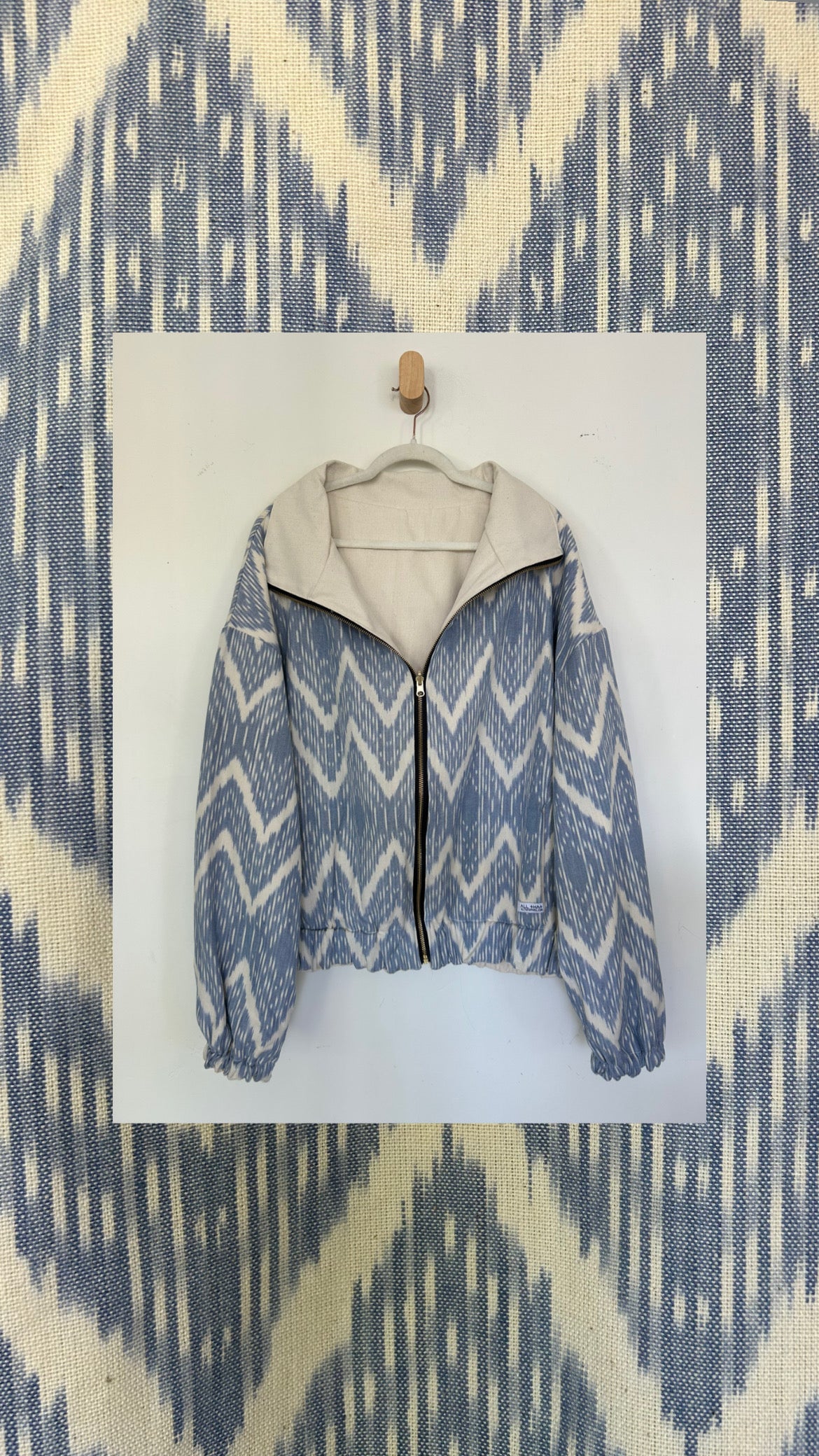 Reversible Upcycled Jacket - Cozy, Oversized & Handmade in San Diego