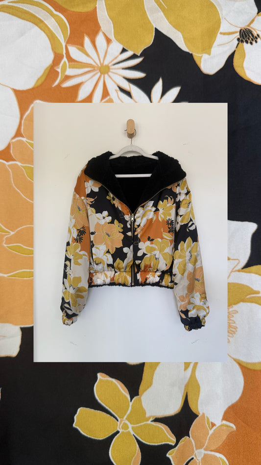 Reversible Upcycled Jacket - Cozy, Oversized & Handmade in San Diego