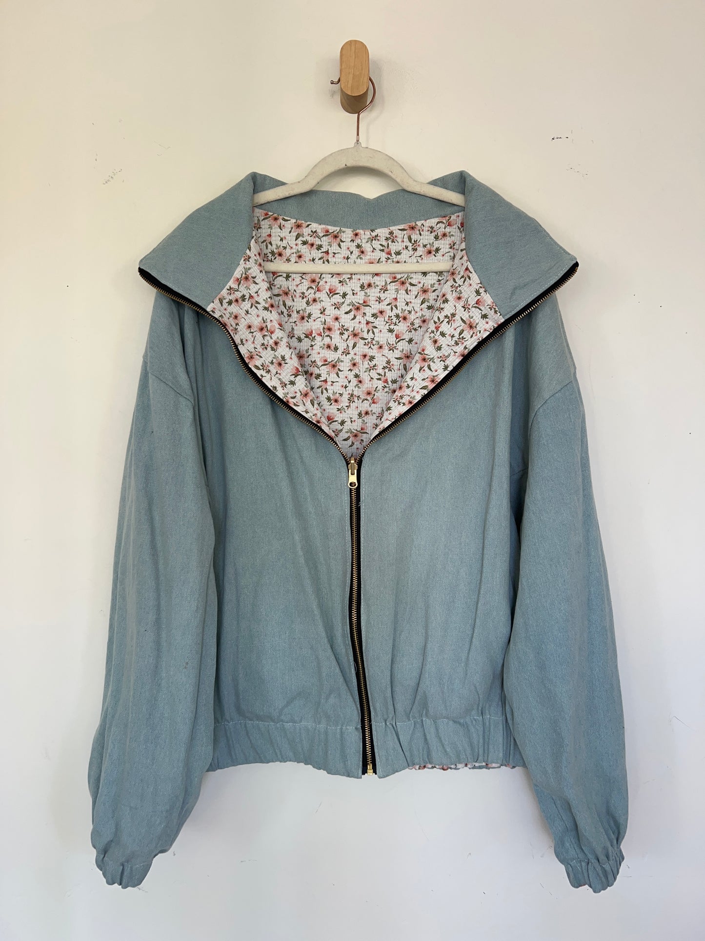 Reversible Upcycled Jacket - Cozy, Oversized & Handmade in San Diego