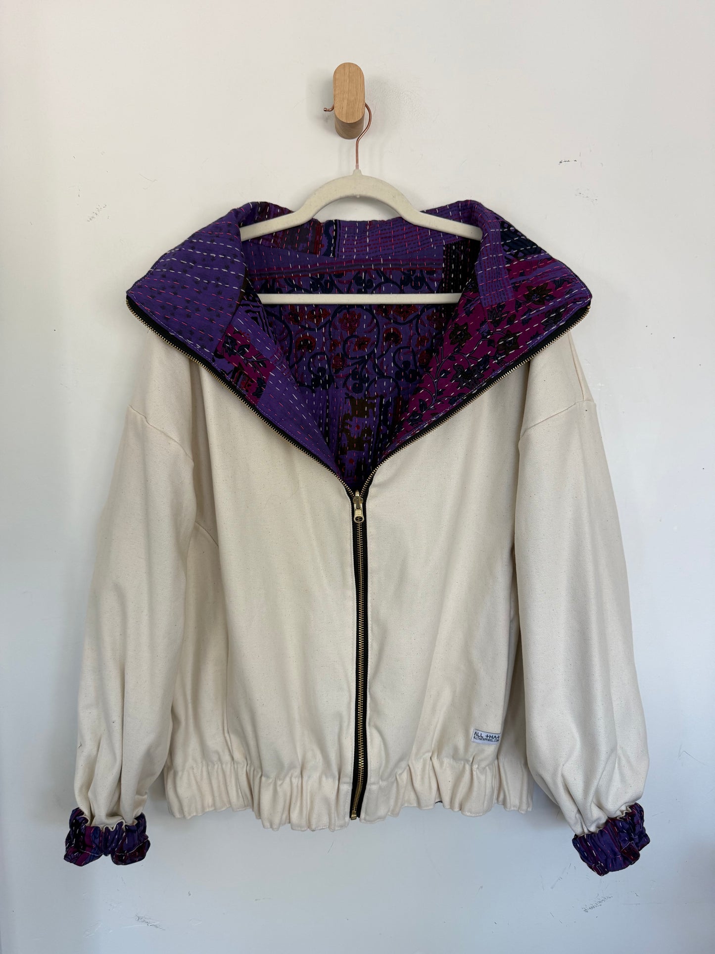 Reversible Upcycled Jacket - Cozy, Oversized & Handmade in San Diego