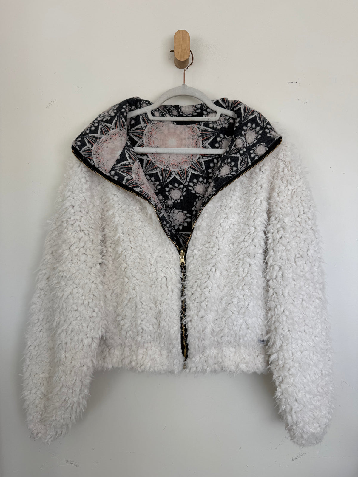 Reversible Upcycled Jacket - Cozy, Oversized & Handmade in San Diego