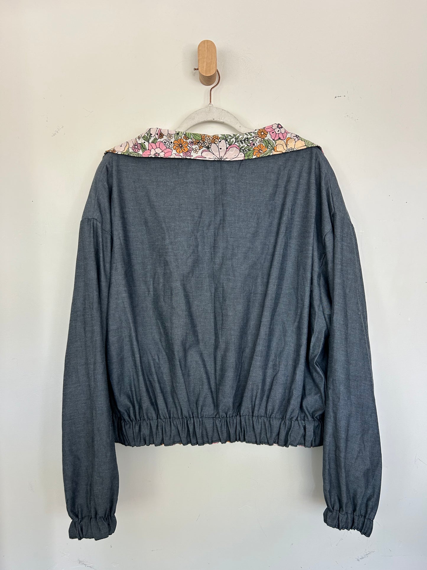 Reversible Upcycled Jacket - Cozy, Oversized & Handmade in San Diego