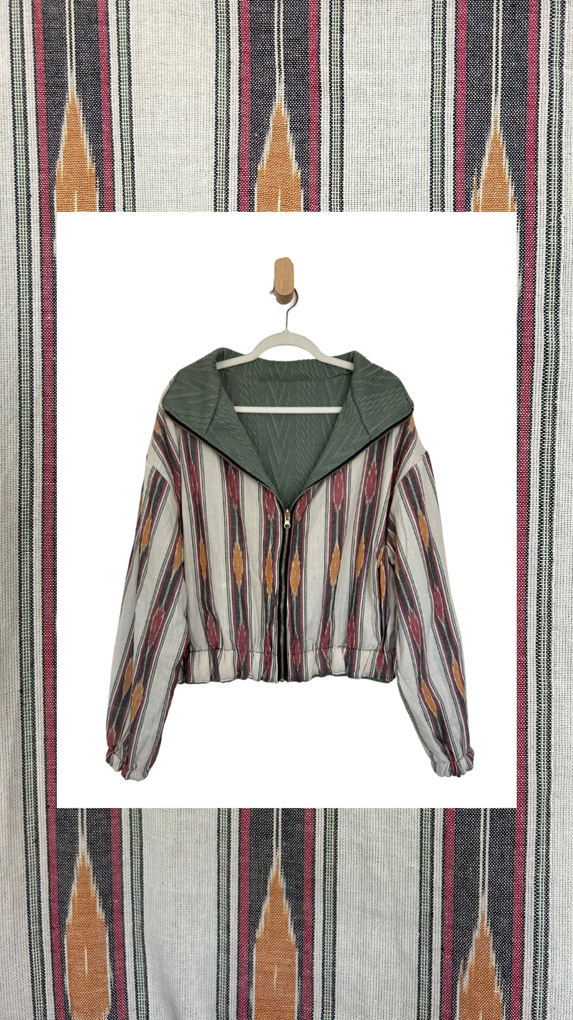 Reversible Upcycled Jacket - Cozy, Oversized & Handmade in San Diego