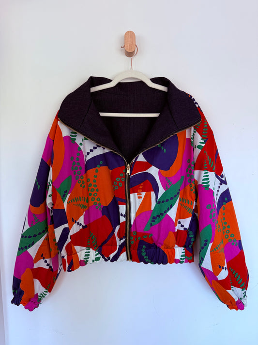 Reversible Upcycled Jacket - Cozy, Oversized & Handmade in San Diego