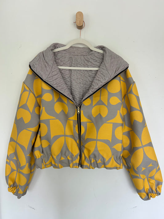 Reversible Upcycled Jacket - Cozy, Oversized & Handmade in San Diego