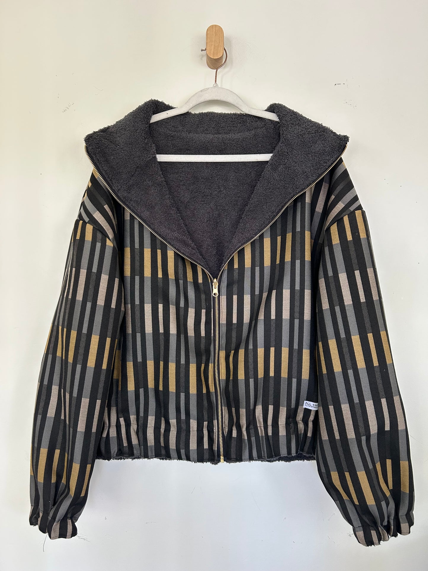 Reversible Upcycled Jacket - Cozy, Oversized & Handmade in San Diego