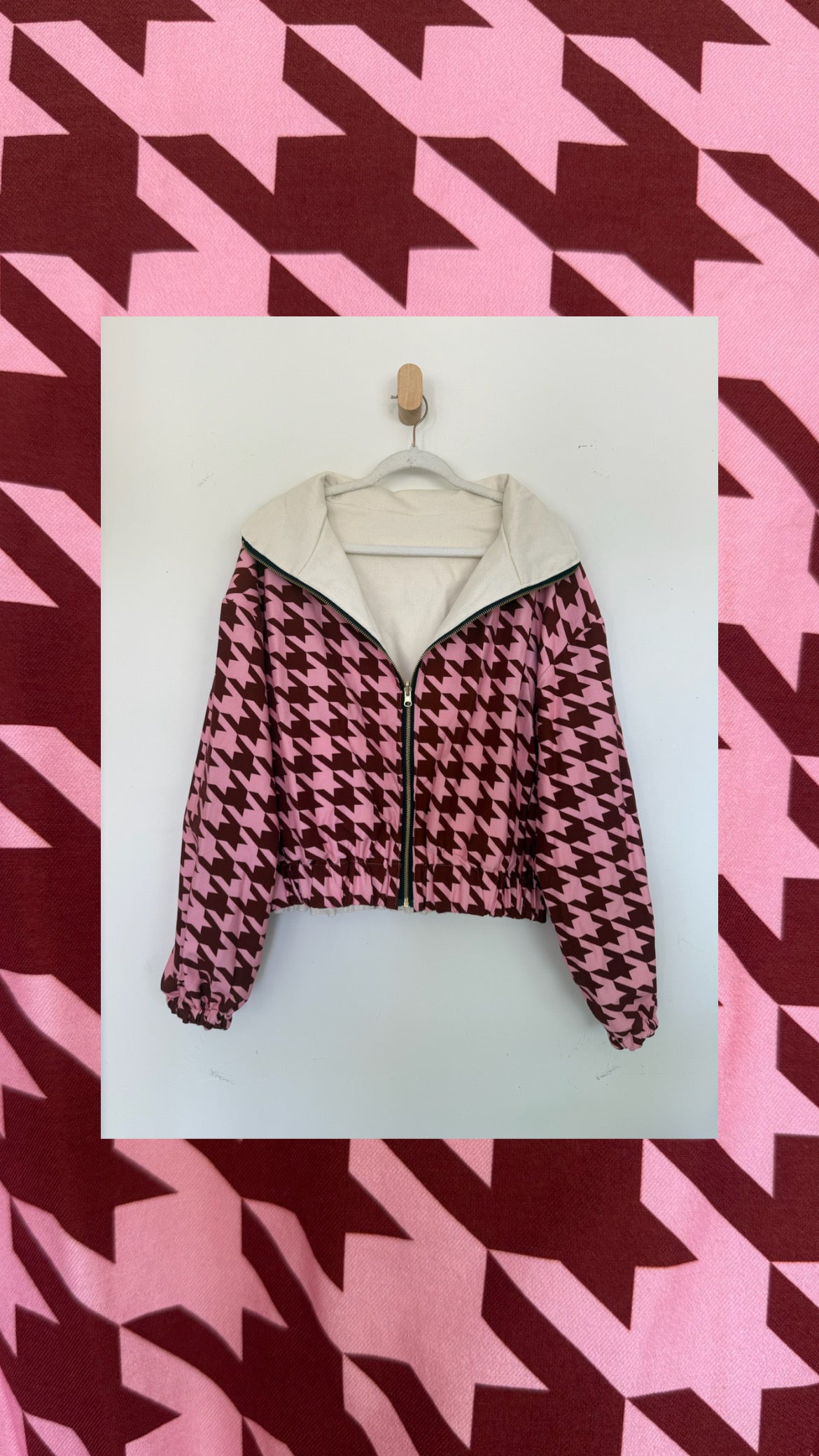 Reversible Upcycled Jacket - Cozy, Oversized & Handmade in San Diego