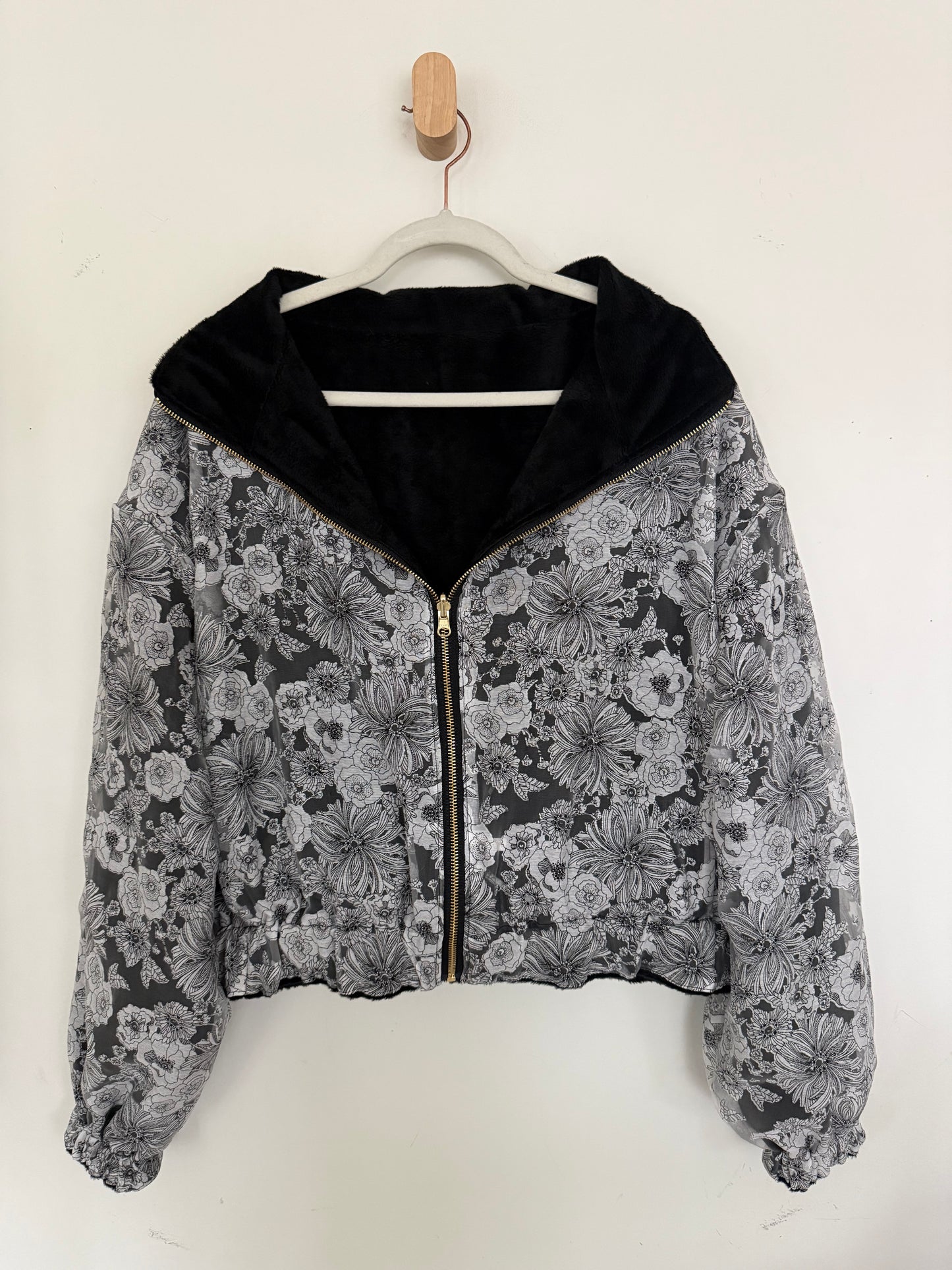 Reversible Upcycled Jacket - Cozy, Oversized & Handmade in San Diego