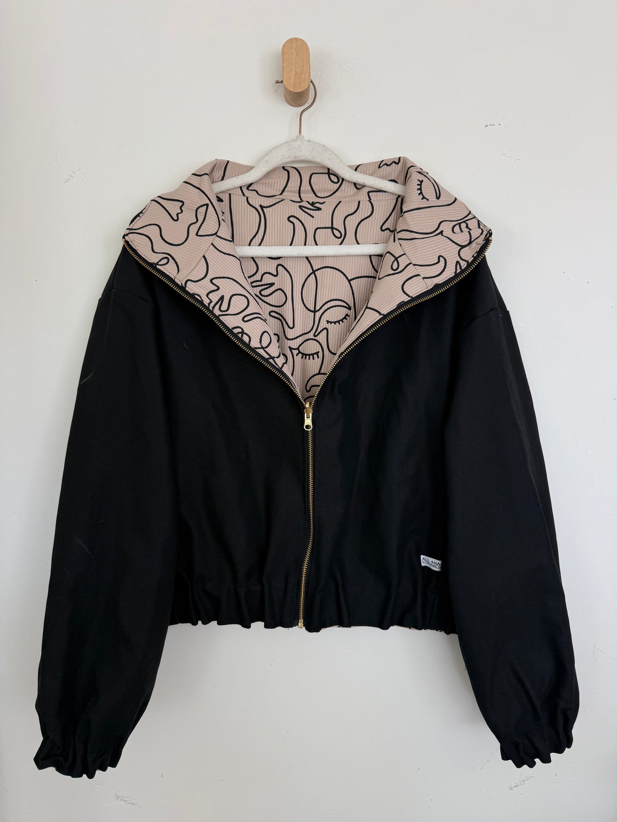 Reversible Upcycled Jacket - Cozy, Oversized & Handmade in San Diego