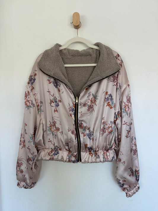 Reversible Upcycled Jacket - Cozy, Oversized & Handmade in San Diego