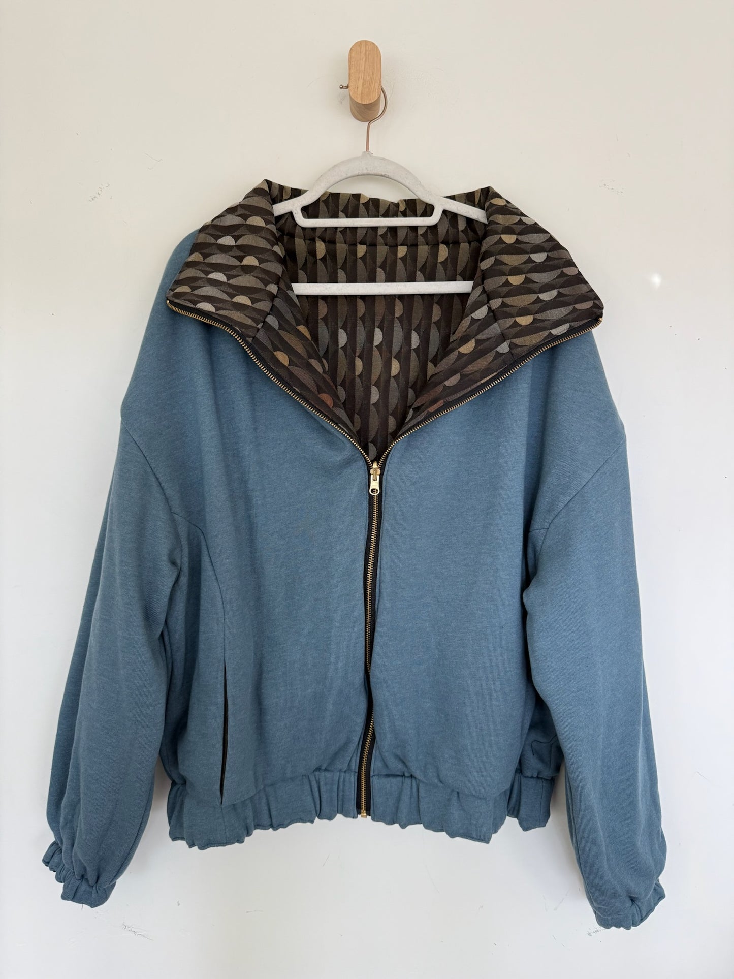 Reversible Upcycled Jacket - Cozy, Oversized & Handmade in San Diego