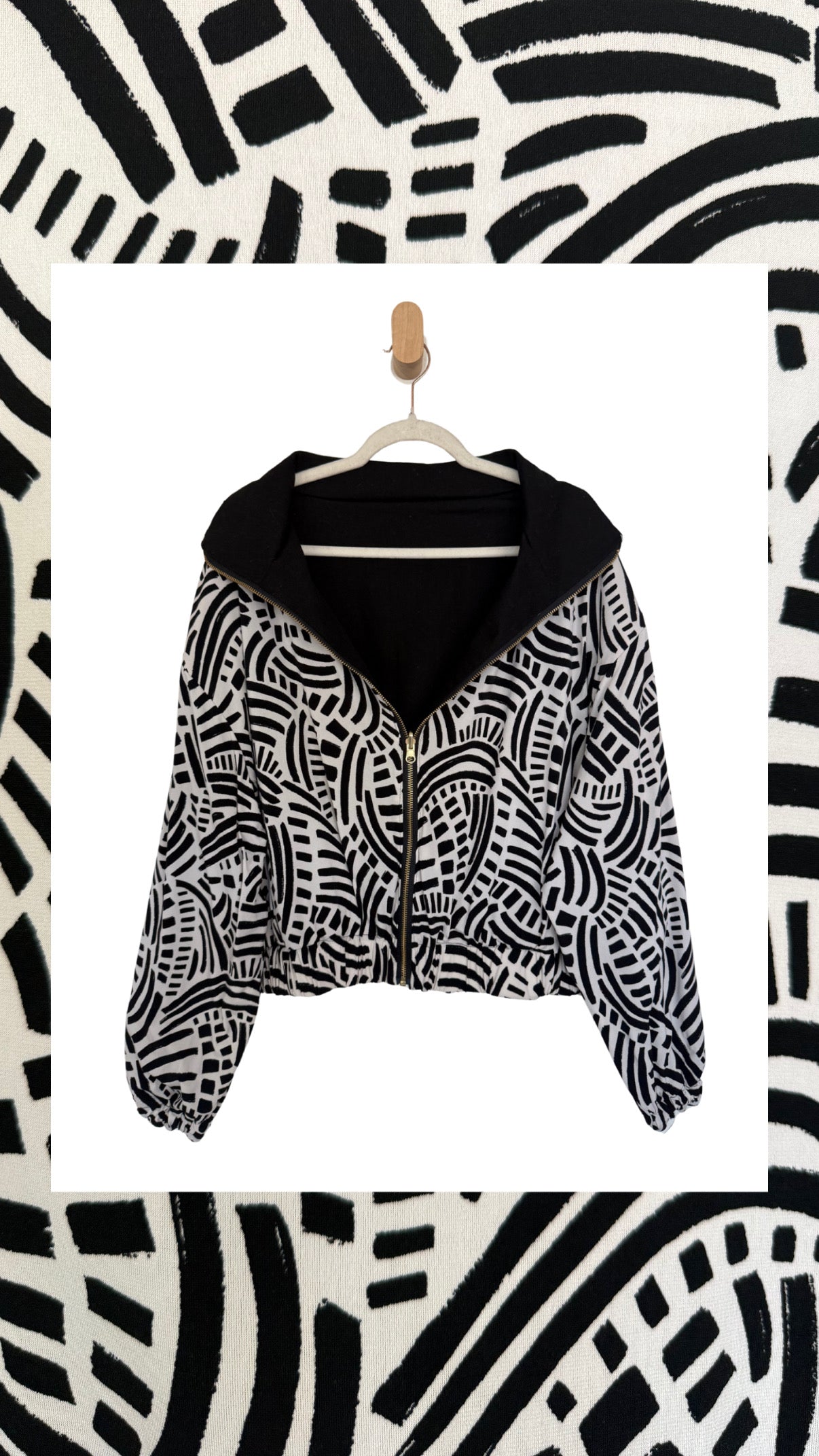 Reversible Upcycled Jacket - Cozy, Oversized & Handmade in San Diego