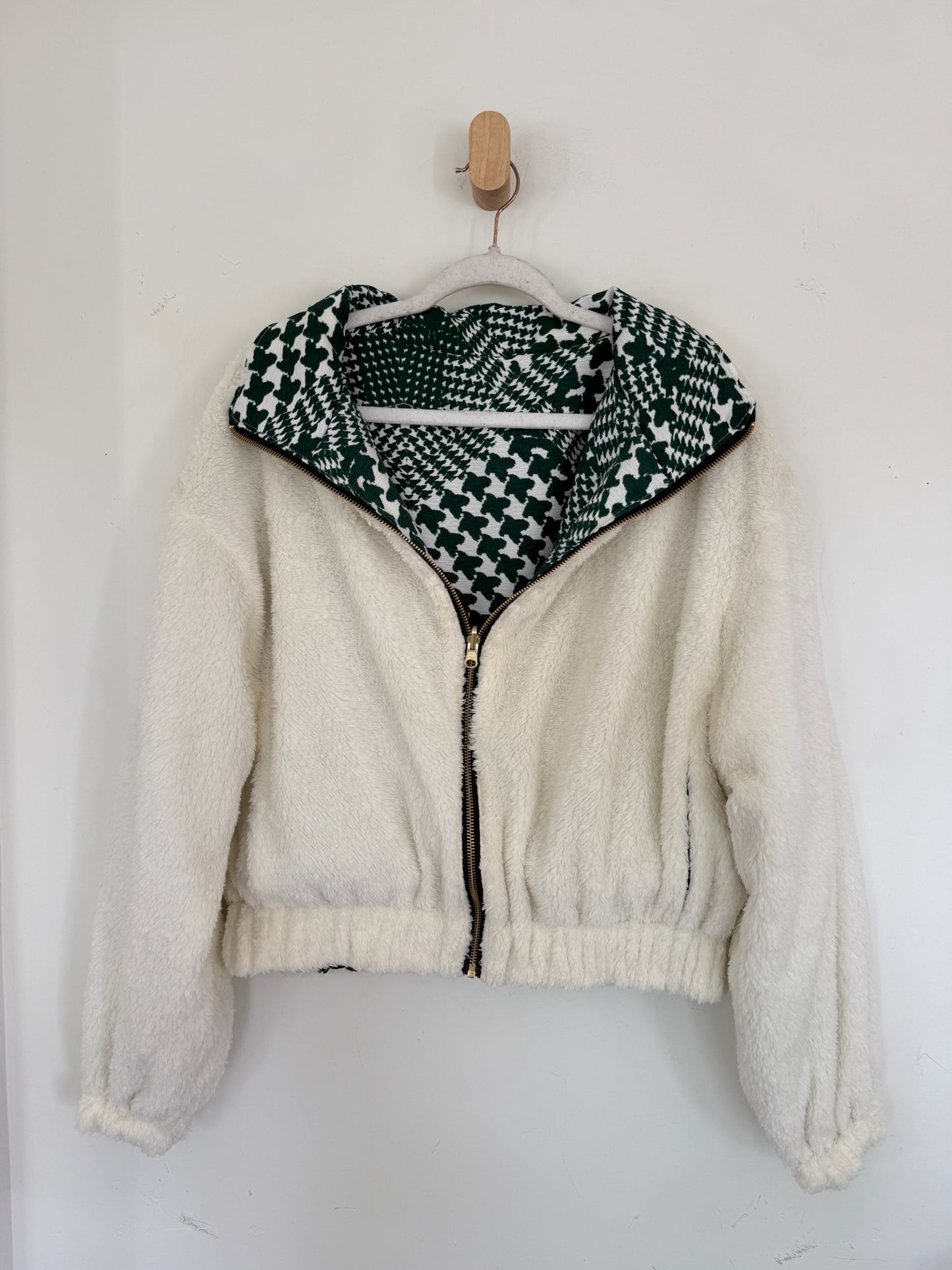 Reversible Upcycled Jacket - Cozy, Oversized & Handmade in San Diego