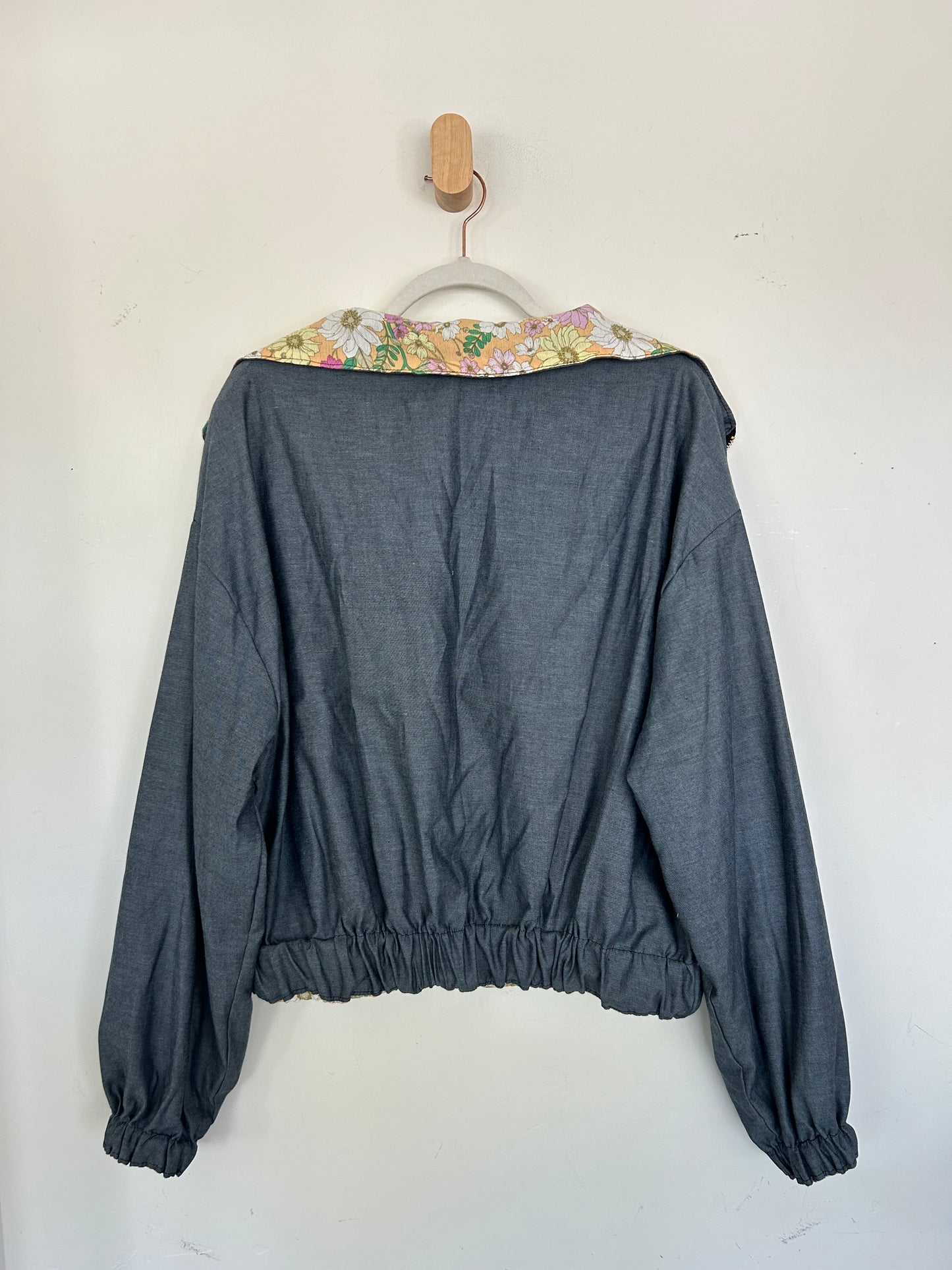 Reversible Upcycled Jacket - Cozy, Oversized & Handmade in San Diego