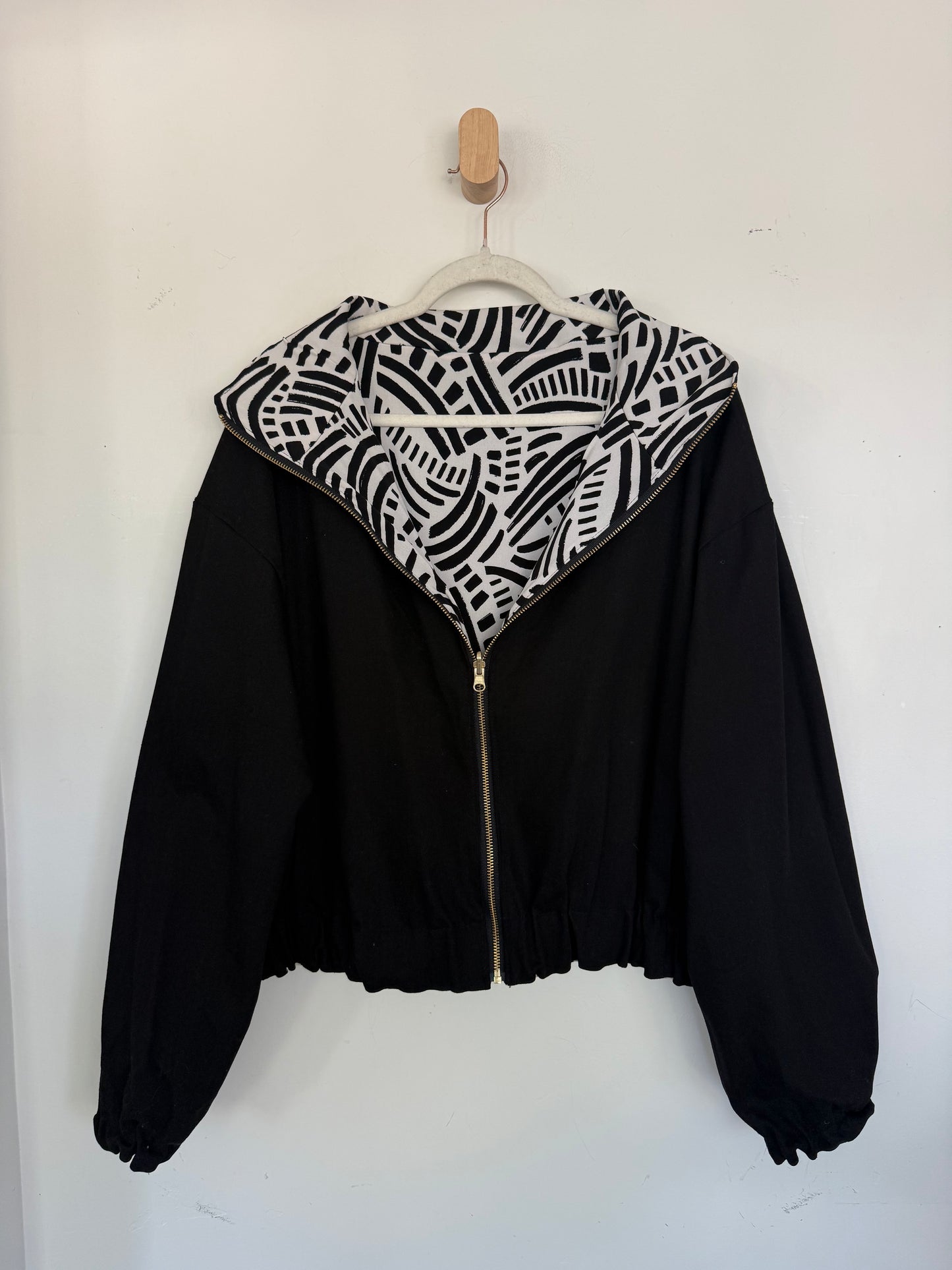 Reversible Upcycled Jacket - Cozy, Oversized & Handmade in San Diego