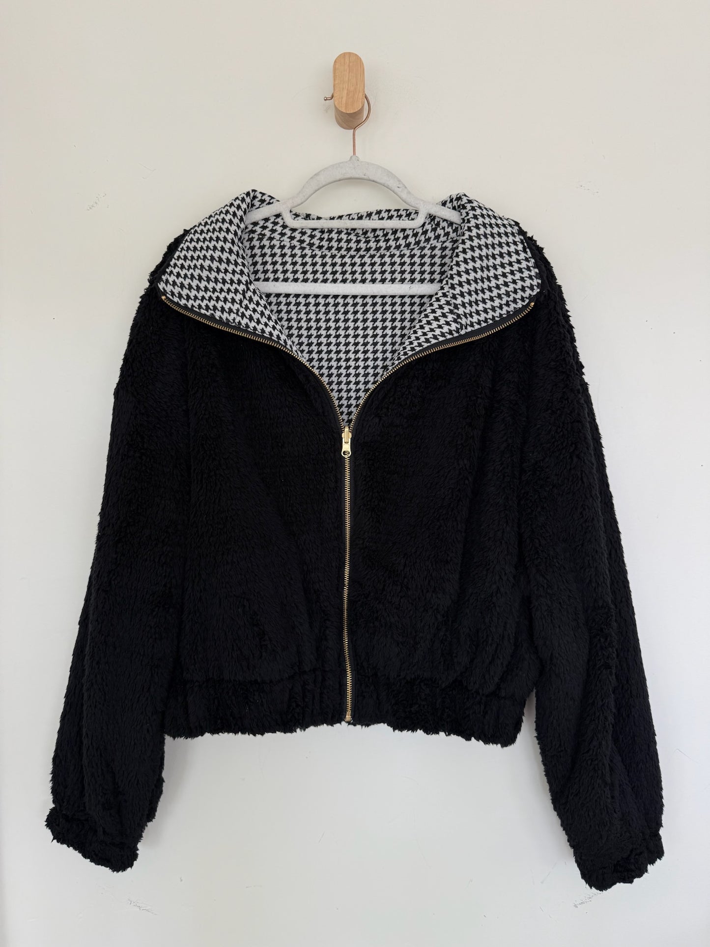 Reversible Upcycled Jacket - Cozy, Oversized & Handmade in San Diego