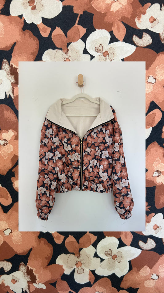 Reversible Upcycled Jacket - Cozy, Oversized & Handmade in San Diego