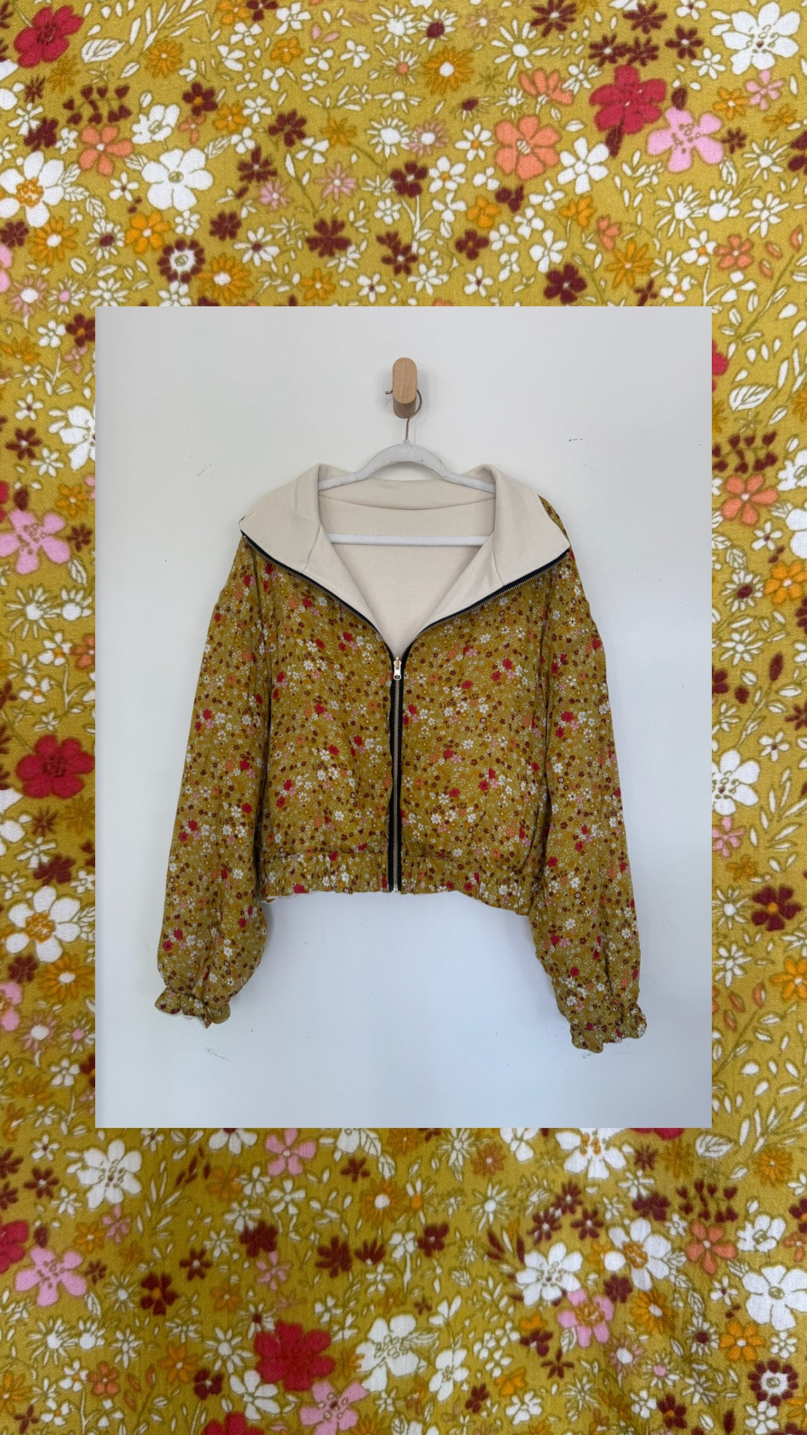Reversible Upcycled Jacket - Cozy, Oversized & Handmade in San Diego