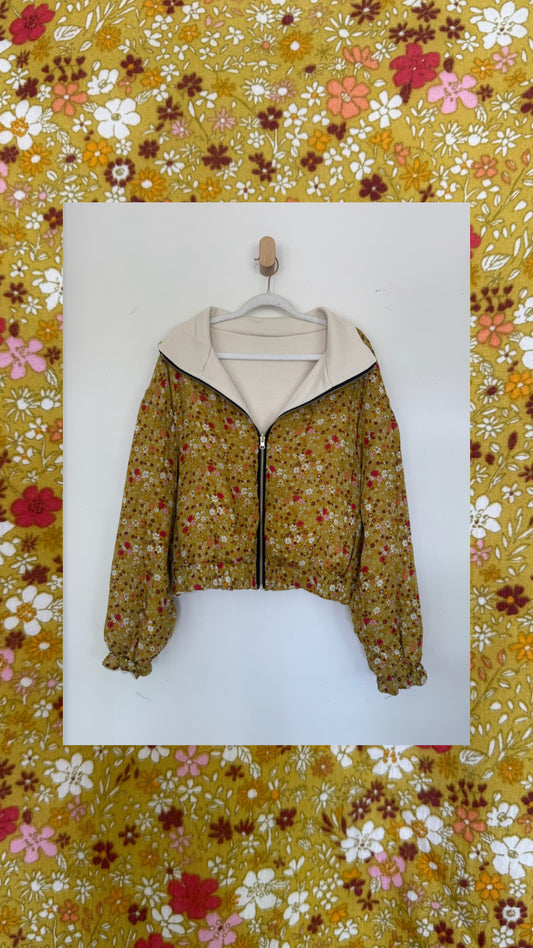 Reversible Upcycled Jacket - Cozy, Oversized & Handmade in San Diego