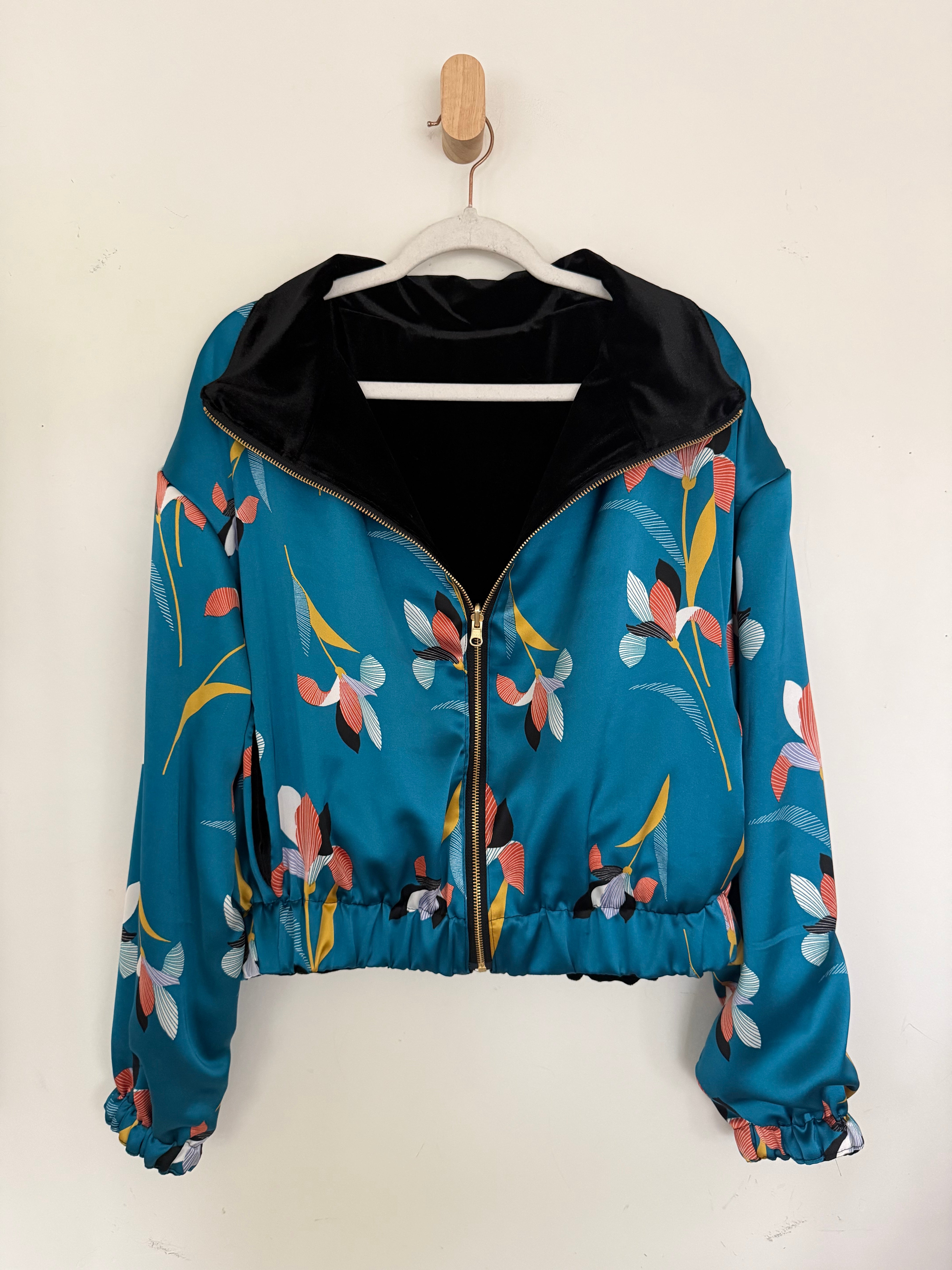 Reversible Upcycled Jacket - Cozy, Oversized & Handmade in San