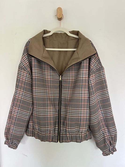 Reversible Upcycled Jacket - Cozy, Oversized & Handmade in San Diego