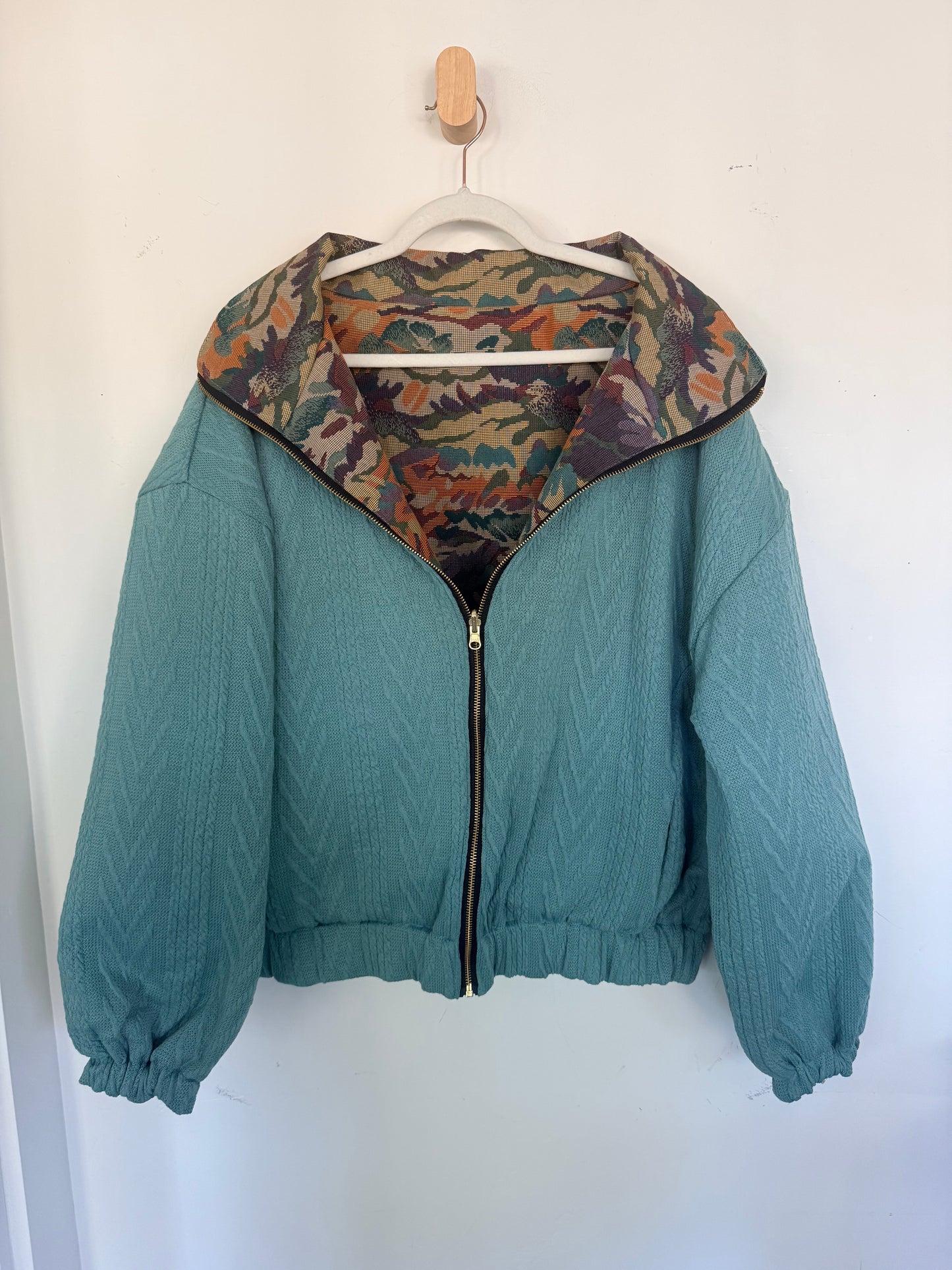 Reversible Upcycled Jacket - Cozy, Oversized & Handmade in San Diego (Copy)