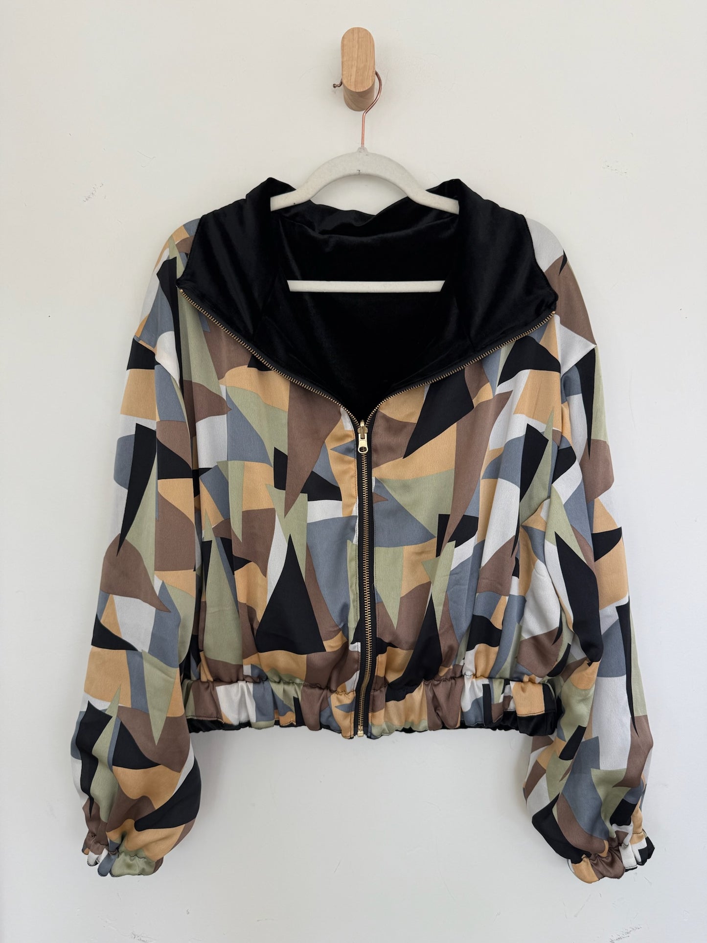 Reversible Upcycled Jacket - Cozy, Oversized & Handmade in San Diego