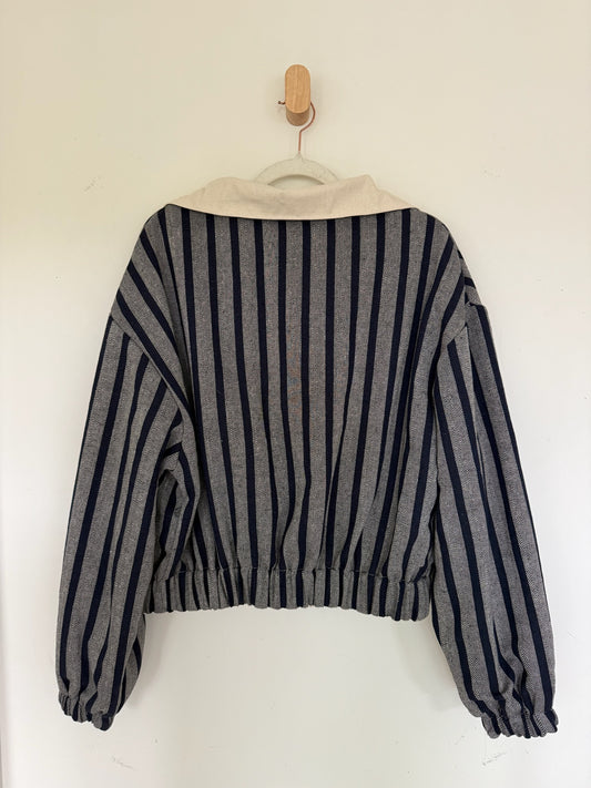 Reversible Upcycled Jacket - Cozy, Oversized & Handmade in San Diego