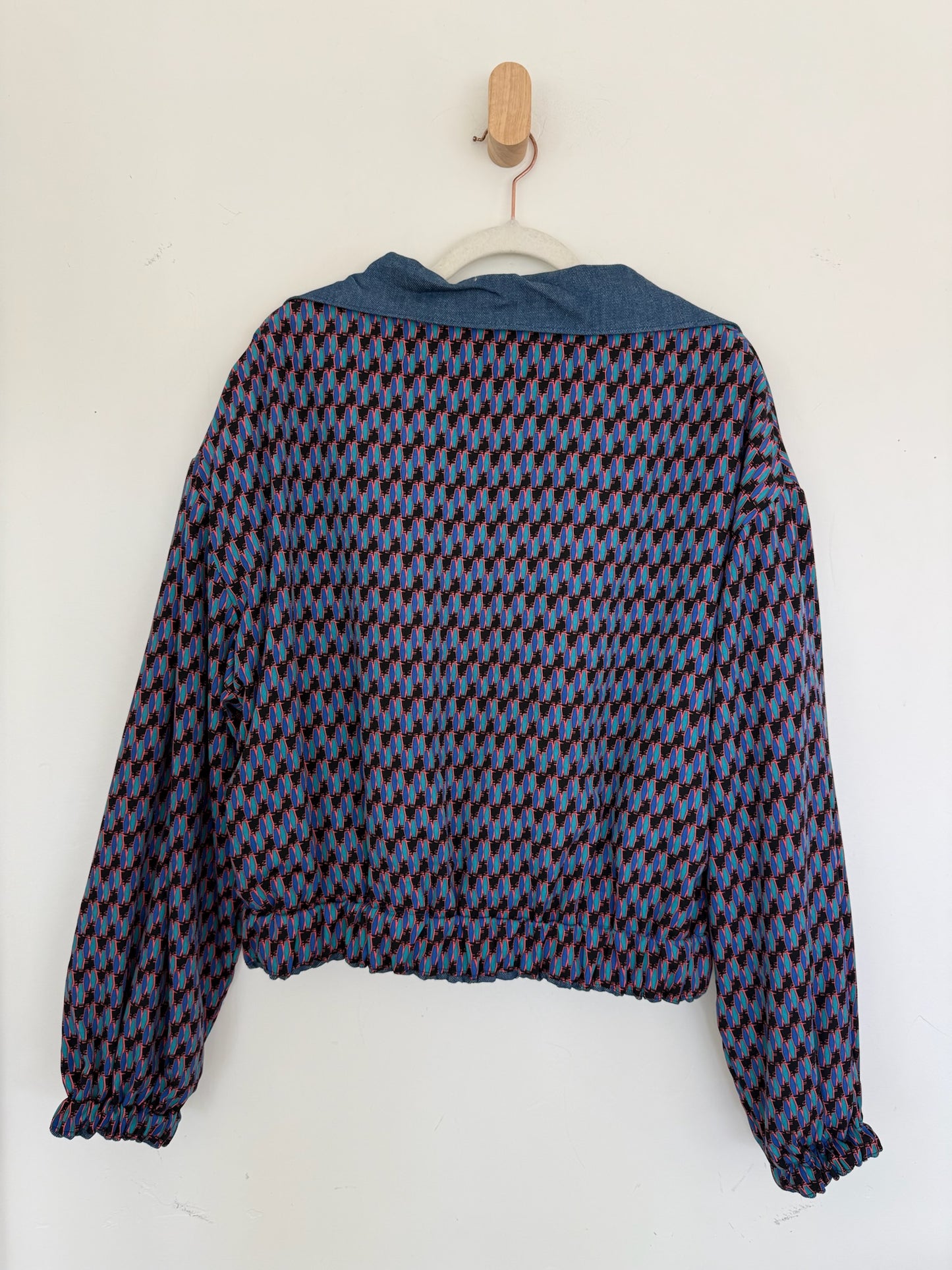 Reversible Upcycled Jacket - Cozy, Oversized & Handmade in San Diego