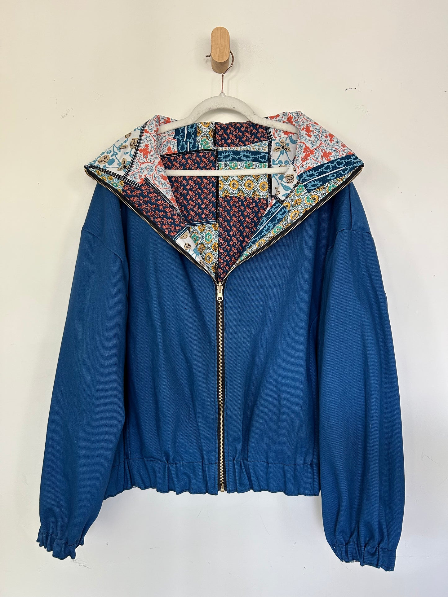 Reversible Upcycled Jacket - Cozy, Oversized & Handmade in San Diego