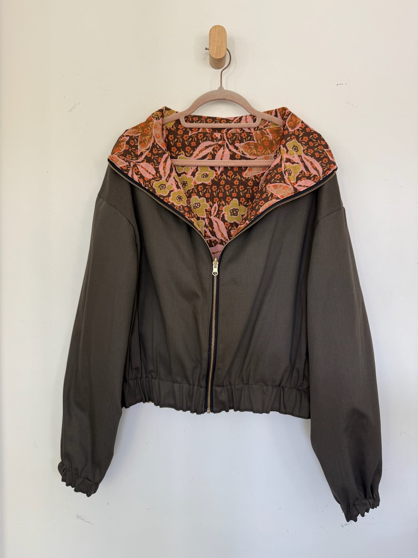Reversible Upcycled Jacket - Cozy, Oversized & Handmade in San Diego
