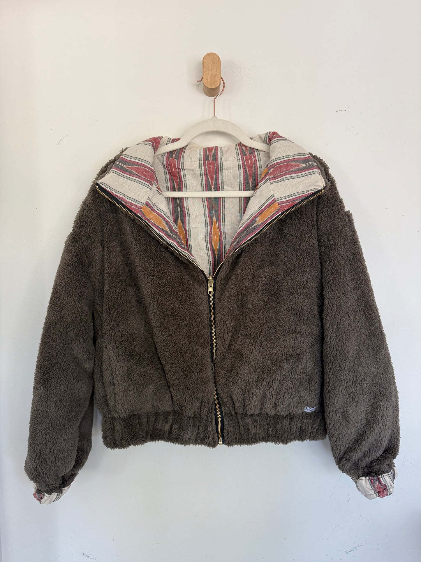 Reversible Upcycled Jacket - Cozy, Oversized & Handmade in San Diego