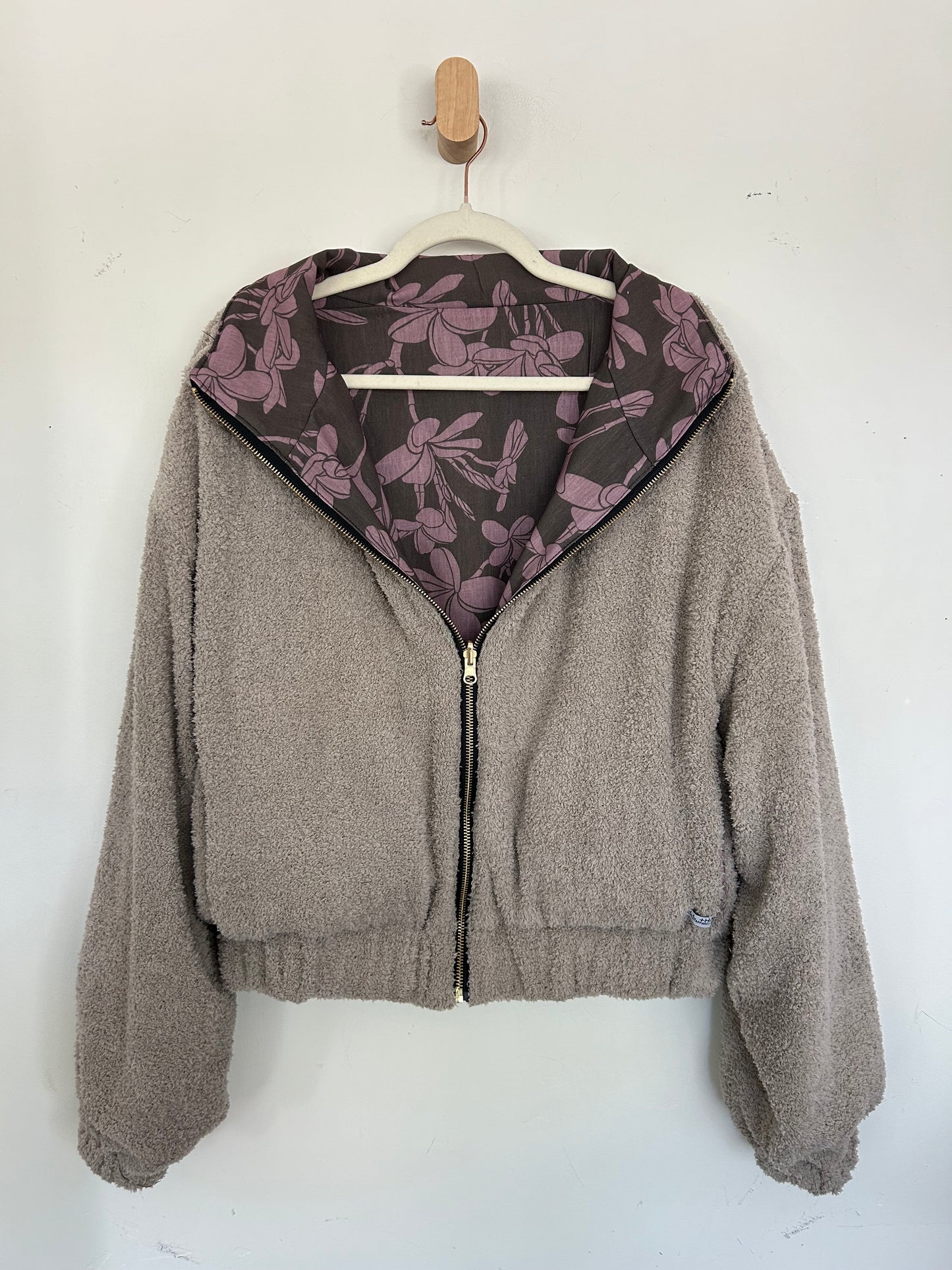 Reversible Upcycled Jacket - Cozy, Oversized & Handmade in San Diego