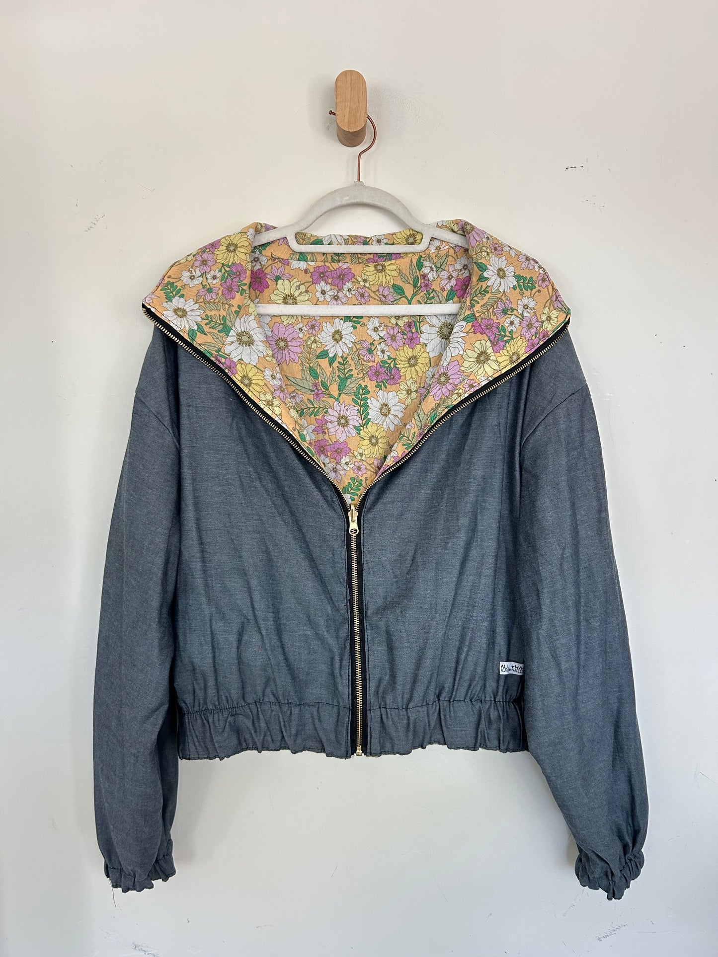 Reversible Upcycled Jacket - Cozy, Oversized & Handmade in San Diego