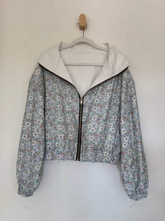 Reversible Upcycled Jacket - Cozy, Oversized & Handmade in San Diego